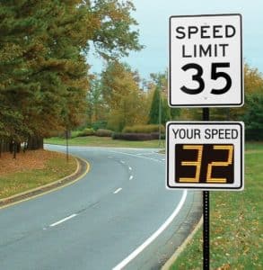 Watch your speed! Smithville Police Chief Mark Collins is asking the city to budget funds for radar speed indicator signs.