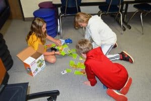 DeKalb West School continues to take a step forward with the use of technology in the classrooms with a fun approach to learning computer coding. DWS 3rd graders (left to right) Jordyn Janecke, Leo Dotts, and Rylan Bennett from Missy Sligers' homeroom learn computer coding with a robot bought thanks to a Hometown Help grant from Middle Tennessee Natural Gas.