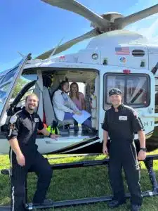 DeKalb Middle School Career Day participants Vanderbilt Life Flight