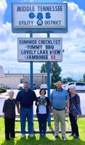 The Smithville-DeKalb County Chamber of Commerce has announced the winners of the 2023 “Project Welcome Mat” in time for the Fiddler’s Jamboree and Crafts Festival June 30 and July 1. This year’s winners are as follows: *Most Original – Middle Tennessee Natural Gas “Summer Checklist, Yummy BBQ, Lovely Lake View, Jamboree 52”