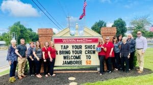 The Smithville-DeKalb County Chamber of Commerce has announced the winners of the 2023 “Project Welcome Mat” in time for the Fiddler’s Jamboree and Crafts Festival June 30 and July 1. This year’s winners are as follows: *Best Worded- Wilson Bank & Trust’s sign #1 “Tap Your Shoe & Bring Your Crew, Welcome to Jamboree 52.”