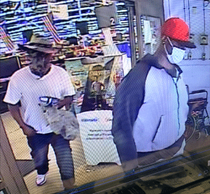 Don’t become a victim of a vehicle break-in! That’s the warning by the Smithville Police and DeKalb County Sheriff’s Departments as both agencies have had recent reports of those type crimes in which victim’s car windows have been shattered and personal belongings stolen. Photo here shows suspects at Walmart using a stolen credit card from a local victim