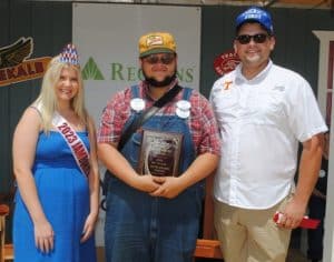 *Old Time Appalachian Folksinging (Duet, Trio, Quartet) First Place- Brock & Tater of Cookeville (CENTER) Second Place-Mountain Cove of Chattanooga (RIGHT) Third Place-Nora Jane and Joe of Nashville (NOT PICTURED) Miss Jamboree Trista Isabella Risgby (LEFT)