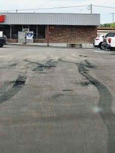 Former Police Officer Among 10 People Arrested After Causing Damage During "Burnouts" at County Complex Parking Lot which was recently resurfaced.