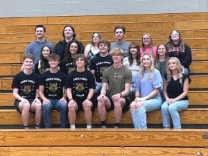 DCHS 24+ Club Row 1: Nathaniel Wessel, Ian Colwell, Konner Young, Kaleb Spears, Briahna Murphy, Brynn Harvey Row 2: Madeline Martin, Ella Hendrixson, Andrew Dakas, Allison Goodwin, Kendall Davis Row 3: Charles Burklow, Owen Warren, Dominique Young, Gage Cote, Kora Kilgore, Matty Hollingsworth Not pictured: Briana Fletcher, Tristan Hall, Devin Holt, Cayden Martin, Serenity McCrary, Xavier Parker, Karson Smallwood, Lilly Waggoner, Jazmine Wagner