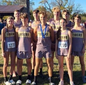 The DCHS Cross Country team competed at their TSSAA-Region 4 race on October 25 at Henry Horton State Park in Chapel Hill. Pictured in no particular order: Ian Colwell, Caleb Gray, Cale Brown, Dylan Cathey, Kaleb Spears, Ethan Spears, Xavier Parker, Mylie Phillips and Madeline Martin