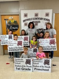 Smithville Elementary Announces September Students of the Month