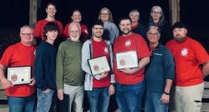 Thirteen Graduate from Latest DCFD’s Citizens’ Fall Fire Academy: Pictured front row: left to right- Keith Farler, Marshall Farler, Mike Tabor, Ian Chandler, Drew Burklow, Bruce Schaffer, and Corey Cripps. Back row: left to right- Sabrina Farler, Cindy Snow, Connie Cripps, Audrey Martin, Kelly Brown, and not pictured Tony Lockhart