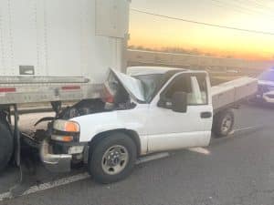 A motorist was injured Monday when his vehicle plowed into a tractor trailer rig on Highway 70 east near Tenneco. 36-year-old Joshua Batey of Smithville was taken by EMS to Ascension Saint Thomas DeKalb Hospital.