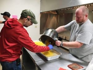 Part of the DESA Kitchen Crew Saturday