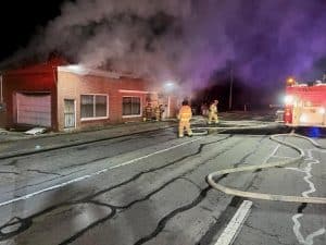 One Treated for Burns in Monday Night Liberty Fire