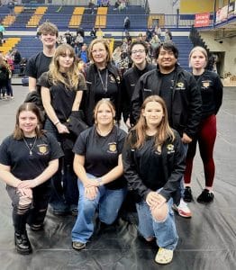 Bottom (left to right)- Crissy White, Ashton McClain and Liz Mosley Top row (left to right)- Jay Bare, Elizabeth Cardin, Shannon Johns, Kara Inglis, Bairon Hernandez- Avalos and Jamey Bradshaw