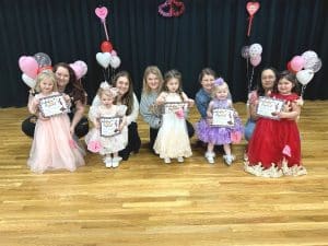 Valentine Pageant Saturday: Optionals winners in the age 25-48 month category pictured left to right: Taylor Elizabeth Bias of Smithville received the award for Most Photogenic. Bias is the 3-year-old daughter of Jennifer Pyles and Brandon Bias; Elsie Pearl Paschal of Alexandria, the 28-month-old daughter of Justin and Makagan Paschal was judged to have the prettiest attire; Sophie Grace Torres of Smithville, 3-year-old daughter of Jose Torres and Brooke Bain, received the honor for prettiest hair; the prettiest eyes award went to Sydney Ann Barrett of Dowelltown, 2-year-old daughter of Stephen and Vickey Barrett; while Ruby Soto Perez of Smithville, 3-year-old daughter of Macrina Perez Martinez, was awarded for prettiest smile.