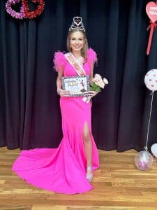 Madison Brooke Dawson was crowned queen of Saturday’s Valentine Pageant in the 16- to 18-year-old age category. The event, hosted by the Smithville Review, was held at the DeKalb County Complex Auditorium. Dawson, a senior at DCHS, is the 17-year-old daughter of Jamie and Jarred Dawson of Smithville.