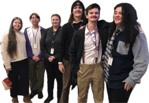 Six students in the D.C.H.S. Band made the final cut for the 61st annual Festival of Winds and Percussion at Tennessee Tech. Pictured left to right are Alexis Stanley, Daniel Stiffler, Serenity Patterson, B.J. Mosley, Ayden Jones, and Karson Smallwood