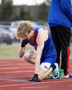 Kaleb Spears: 1st place 400 meter dash, 1st place 4 x400 meter relay