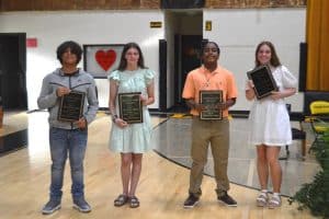 Citizenship Awards were presented to Aiden Alconcel-Harris, Autumn Crook, Cash Hancock, and Sophie Desimone.