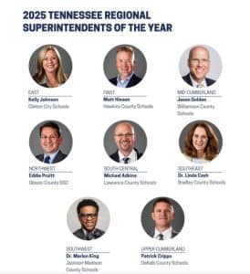 Tennessee Organization of School Superintendents (TOSS) Regional Winners