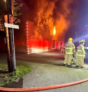 Fire at Liberty Machine Shop Causes Significant Damage (DeKalb Fire Department Photo)