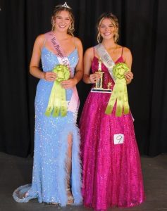 Junior Fair Princess Most Photogenic McKenna Reece Miller of Dowelltown (pictured left), 16-year-old daughter of Christen and Charles Cox and David Miller. Miss Congeniality Cali Beth Agee (pictured right), 16-year-old daughter of Kevin and Jennifer Agee of Smithville.