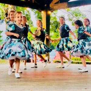 Clogging at Evins Park on July 4th