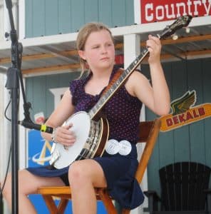 Beginner Five String Banjo sponsored by Risher Roofing: First Place- Callie Doerfel of Murfreesboro