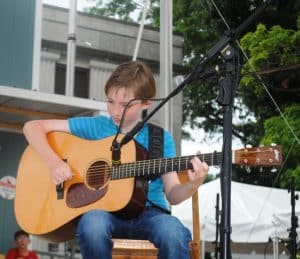 Beginner Flat Top Guitar sponsored by The Vintage Owl: First Place- Immanuel Roberts of Fort Payne, Alabama