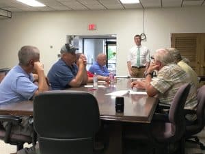 County Mayor Matt Adcock addressed DeKalb Regional Planning Commission