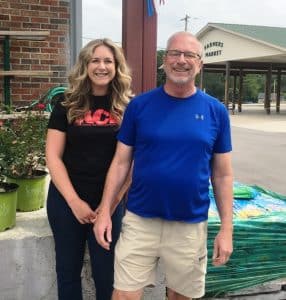 Dwain Hendrixson and his daughter Rebecca Coleman of DeKalb Ace Hardware