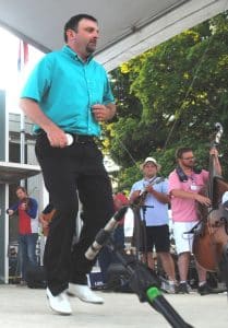 Senior Buck Dancing (Ages 40 & Over)-sponsored by DeKalb County Florist: First Place-Jason Wade of Paris, Tennessee;