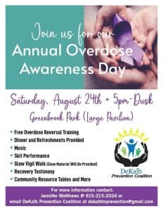 DPC to Host International Overdose Awareness Day Observance