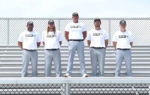 2024 DCHS Tiger Football Coaching Staff left to right: Assistants Michael Shaw and Cason Wheeler, Head Coach Steve Trapp and Assistants Eli Cross and Luke Green