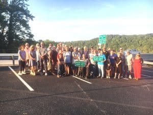 Family and friends of the late Darwin Gard gathered at Sligo bridge for a brief but special ceremony Tuesday evening to pay tribute to the man affectionately known as the “King of Center Hill” for his decades of service operating Sligo Marina.