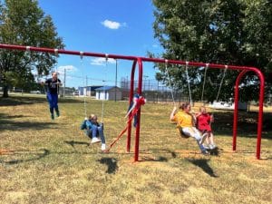 New playground at DeKalb Middle School