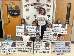 Smithville Elementary Recognizes Students of the Month for August