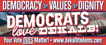 Democrats love DeKalb