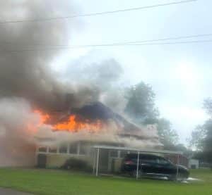 A Smithville family was devastated by a fire Monday morning which swept through their home causing extensive damage and the loss of two dogs. The residence of James and Stephanie Baggett at 403 North Mountain Street caught fire while the couple was away however Baggett’s father was home at the time.