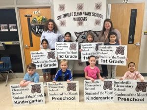 SES Students of the Month for September