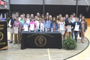 This is the newest class of members to be inducted into the DWS Jr. Beta Club.