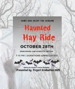 Project Graduation Hosts “Haunted Hayride” during DCHS Open House Monday, October 28