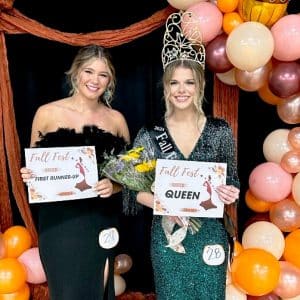 More Fall Fest Pageant Winners from Saturday hosted by the Last Minute Toy Shop. Category 16-18 years: Queen: Cali Beth Agee (right), 16-year-old daughter of Jennifer and Kevin Agee of Smithville. Agee was also winner of the People’s Choice award. First runner-up: McKenna Reece Miller of Dowelltown, 16-year-old daughter of Christen and Charles Cox and David Miller.