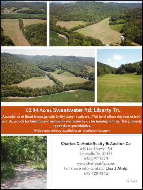 60+ Acres Liberty, TN