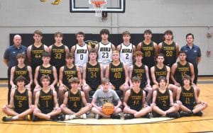 The 2024 DCHS Basketball Tigers - Pictured back row from left are Coach Joey Agee, Logan Duke, David Wheeler, Seth Fuson, Dallas Kirby, Jordan Parker, Jon Hendrix, Wyatt Carter, and Coach Cody Randolph. Middle row - Kiece Hannah, J.T Summers, Chase Young, Kingston Mills, Drew Cook, Carter Melson, Johnny Colwell, and Porter Hancock. Bottom row - Elliot Barnes, Ben Driver, Cooper Odom, Max Hendrixson, Anthony Moore, Carson Davis, and Hartley Hannah.