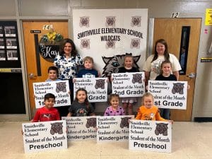 Smithville Elementary School Announces Students of the Month for October