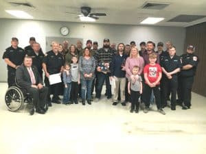 Another tribute to the late Hoyte Hale. During Monday night’s regular monthly meeting, the Smithville Mayor and Aldermen, State Representative Michael Hale, and members of the Smithville Fire Department recognized the life and service of Mr. Hale who passed away unexpectedly on September 29.