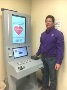 County Clerk’s Office Receives New Self Service Driver License Kiosk (View Video Demonstration Here by County Clerk James L. (Jimmy) Poss)