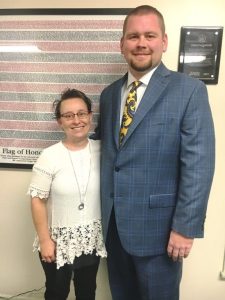 Alexandria Mayor Beth Tripp welcomes new city attorney Matt Boss