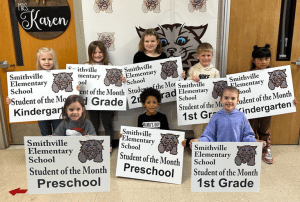 Smithville Elementary School Recognizes Students of the Month for November