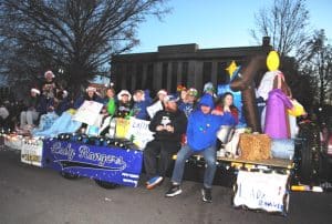 Smithville Christmas Parade Spirit Award: Lady Rangers Softball Team