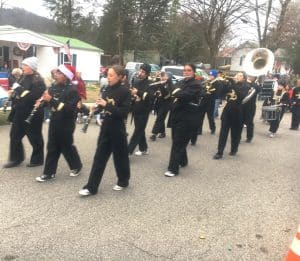 Liberty Christmas Parade: In the kids category, the DCHS Band was awarded first place